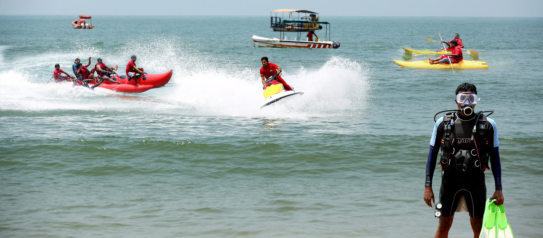 Watersports at Bogmallo Beach Goa