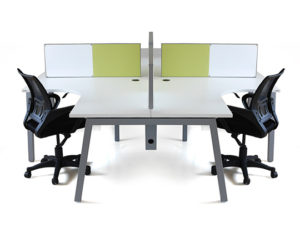 workstation furniture in the office  