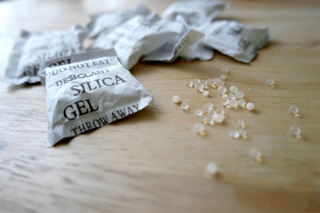 Silica get packets for shipping products